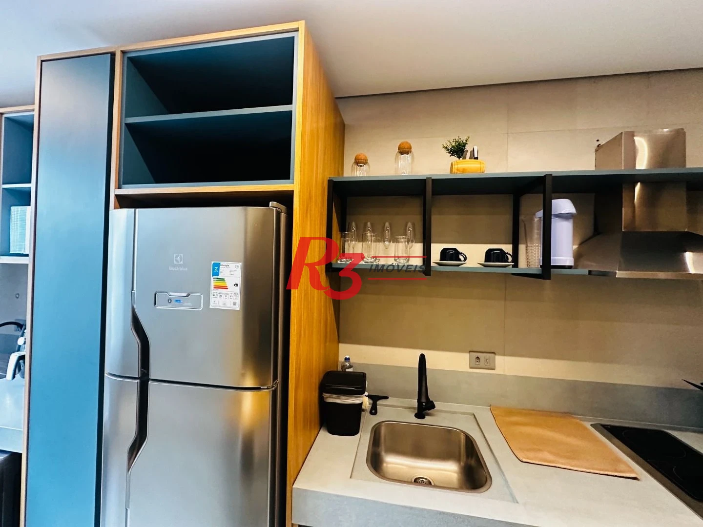 Studio com 1 dormitório para alugar, 35 m² por R$ 4.500,02/mês - Ponta da Praia - Santos/SP