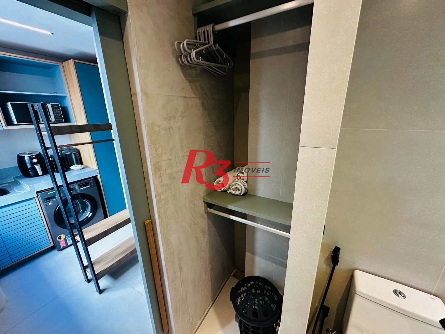 Studio com 1 dormitório para alugar, 35 m² por R$ 4.500,02/mês - Ponta da Praia - Santos/SP