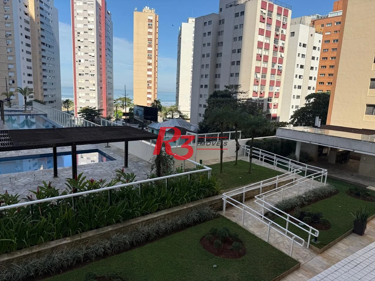 Apartamento com 3 dormitórios para alugar, 132 m² por R$ 6.500,00/mês - José Menino - Santos/SP