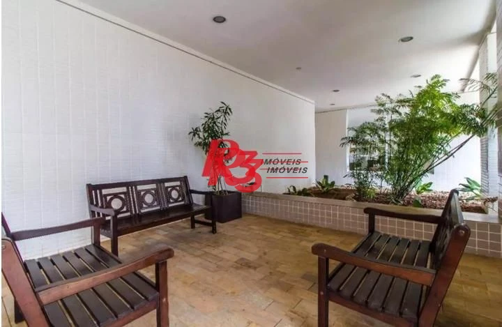 Apartamento com 3 dormitórios para alugar, 132 m² por R$ 6.500,00/mês - José Menino - Santos/SP
