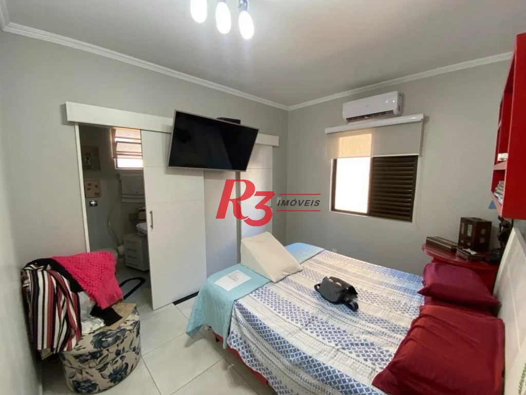 Apartamento com 3 dormitórios à venda, 144 m² por R$ 1.000.000,00 - Gonzaga - Santos/SP