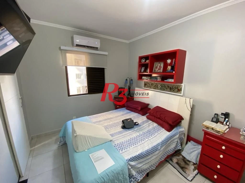 Apartamento com 3 dormitórios à venda, 144 m² por R$ 1.000.000,00 - Gonzaga - Santos/SP
