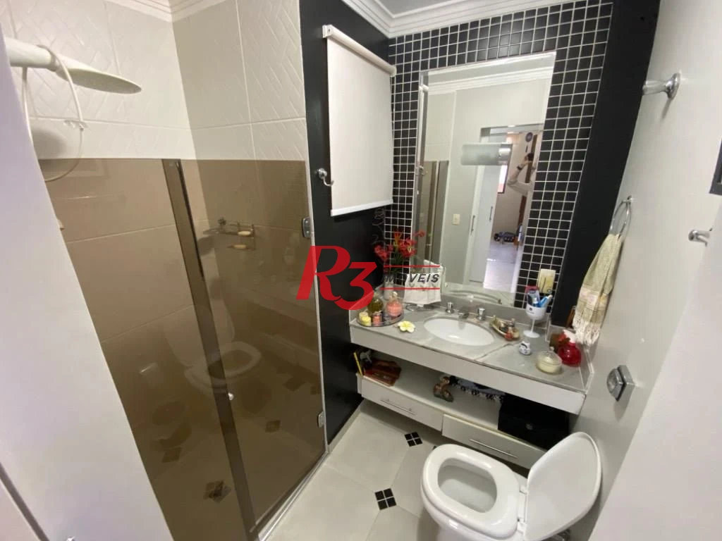Apartamento com 3 dormitórios à venda, 144 m² por R$ 1.000.000,00 - Gonzaga - Santos/SP