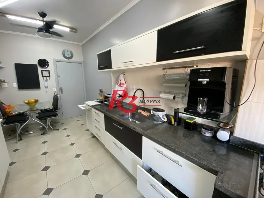 Apartamento com 3 dormitórios à venda, 144 m² por R$ 1.000.000,00 - Gonzaga - Santos/SP