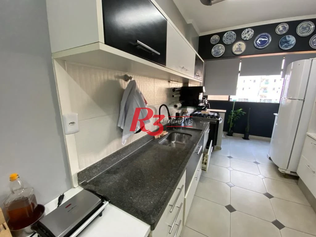 Apartamento com 3 dormitórios à venda, 144 m² por R$ 1.000.000,00 - Gonzaga - Santos/SP