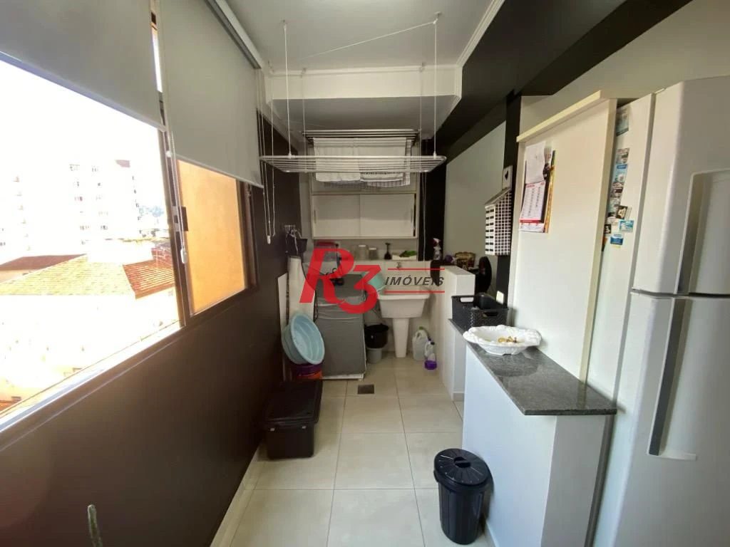 Apartamento com 3 dormitórios à venda, 144 m² por R$ 1.000.000,00 - Gonzaga - Santos/SP