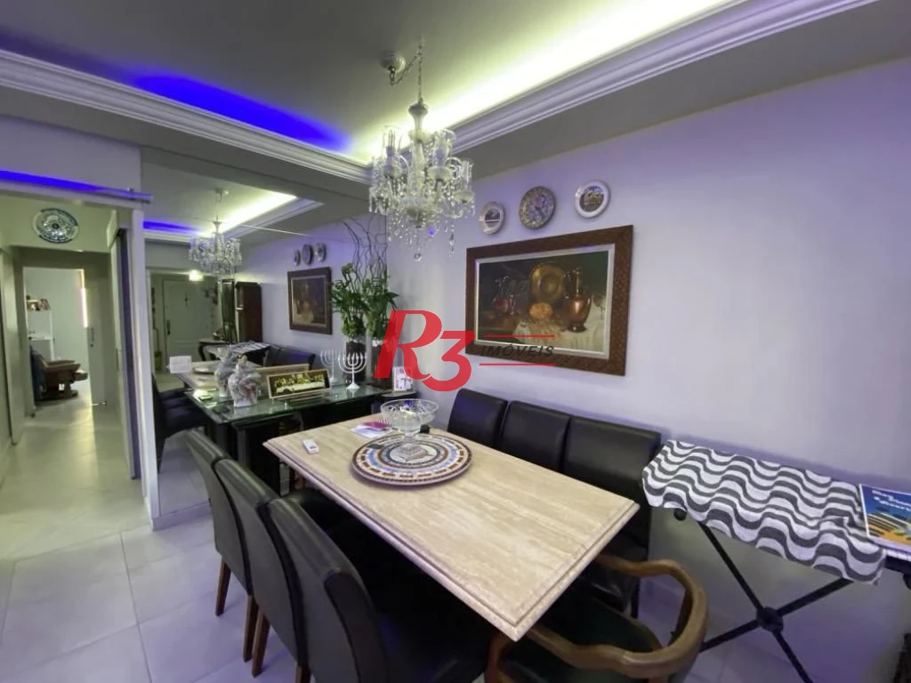 Apartamento com 3 dormitórios à venda, 144 m² por R$ 1.000.000,00 - Gonzaga - Santos/SP