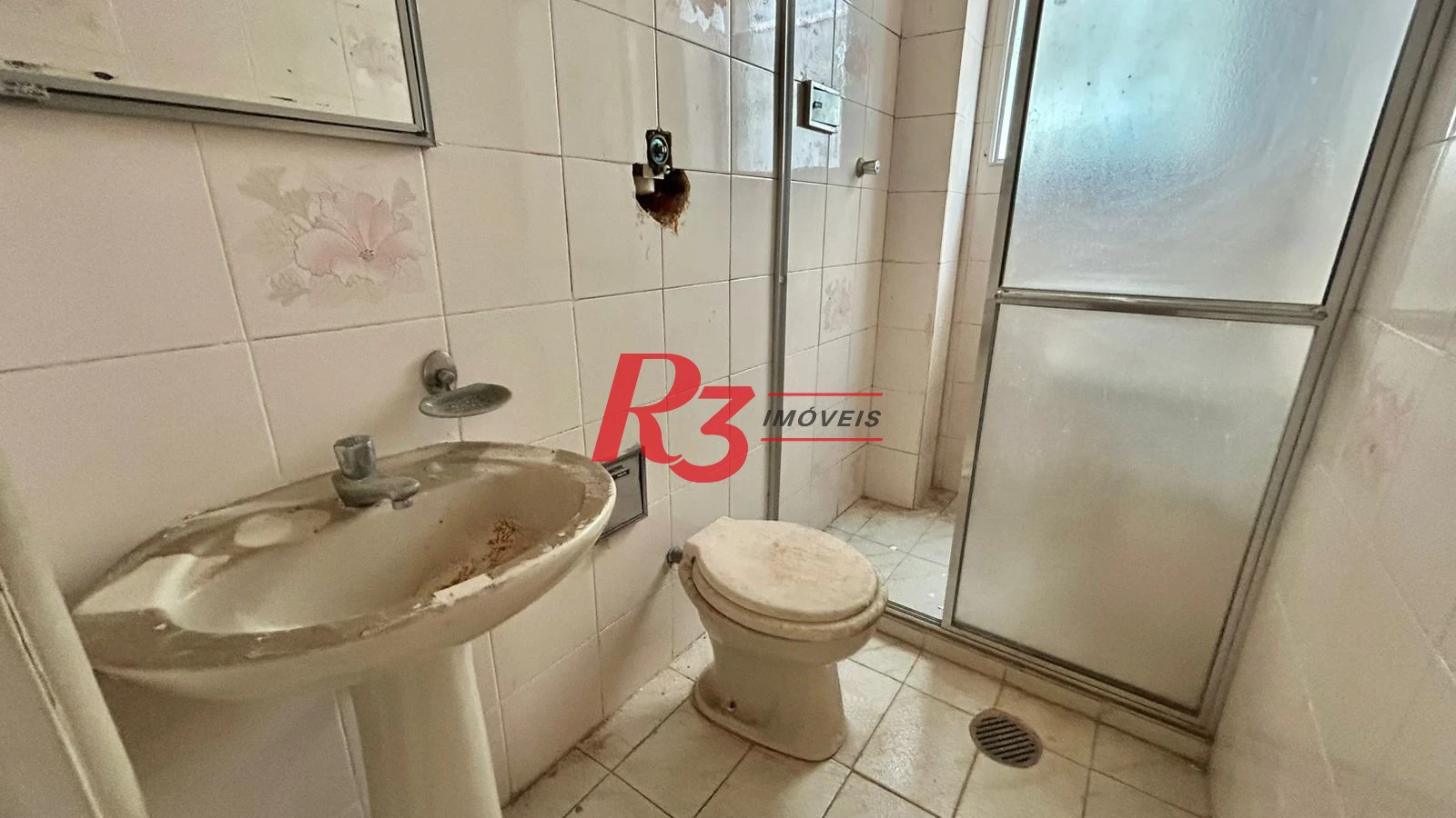 Apartamento com 1 dormitório à venda, 38 m² por R$ 320.000,00 - Boqueirão - Santos/SP