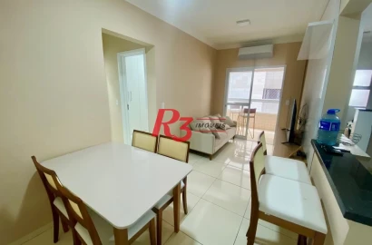 Apartamento com 2 dormitórios à venda, 73 m² por R$ 500.000,00 - Aviação - Praia Grande/SP