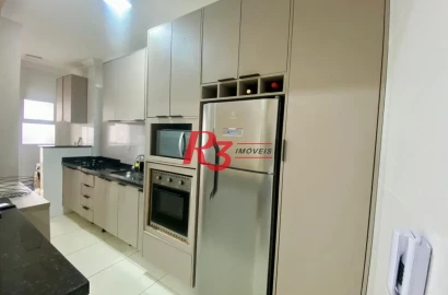 Apartamento com 2 dormitórios à venda, 73 m² por R$ 500.000,00 - Aviação - Praia Grande/SP