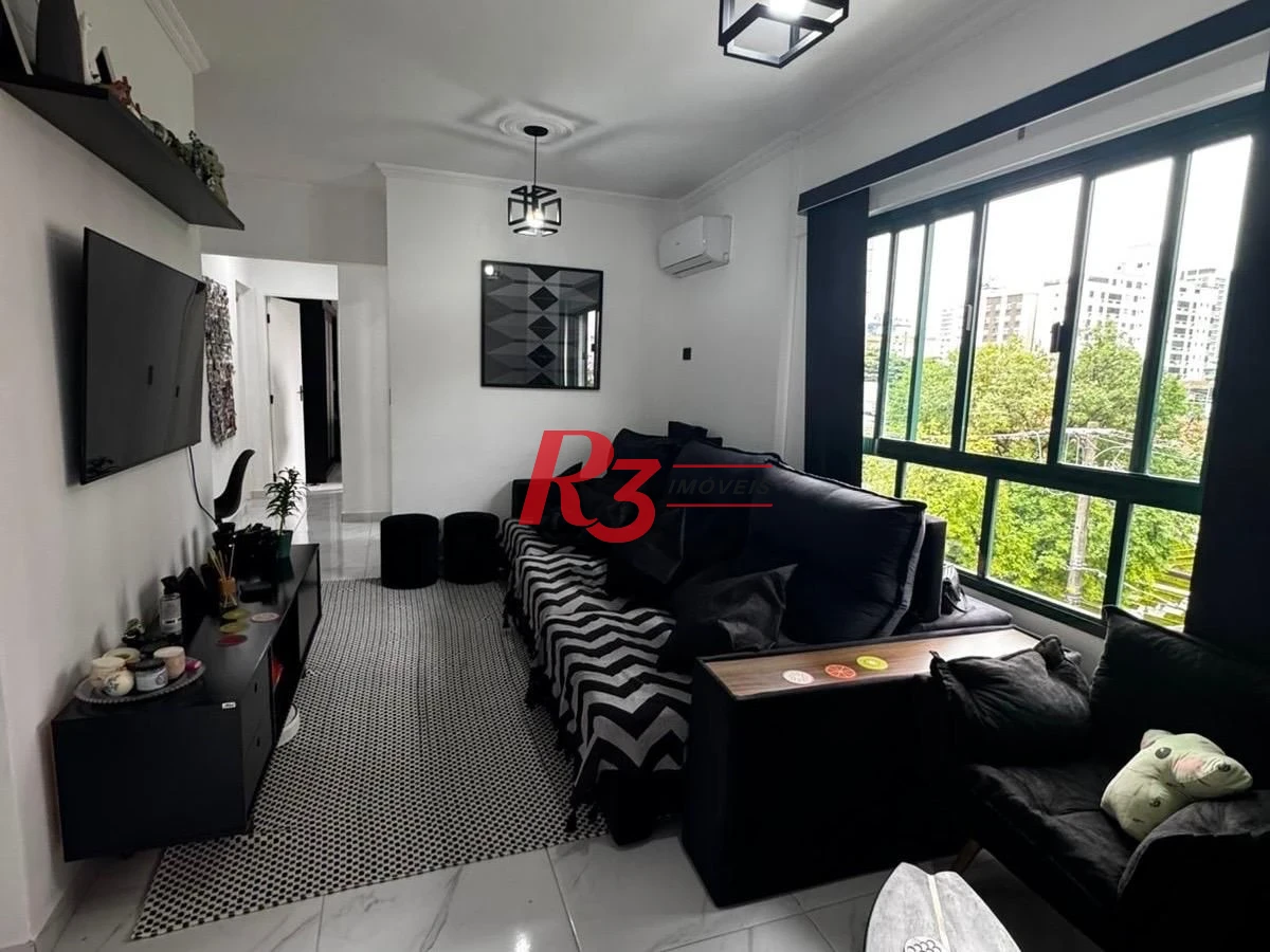 Apartamento com 2 dormitórios à venda, 82 m² por R$ 585.000,00 - Embaré - Santos/SP