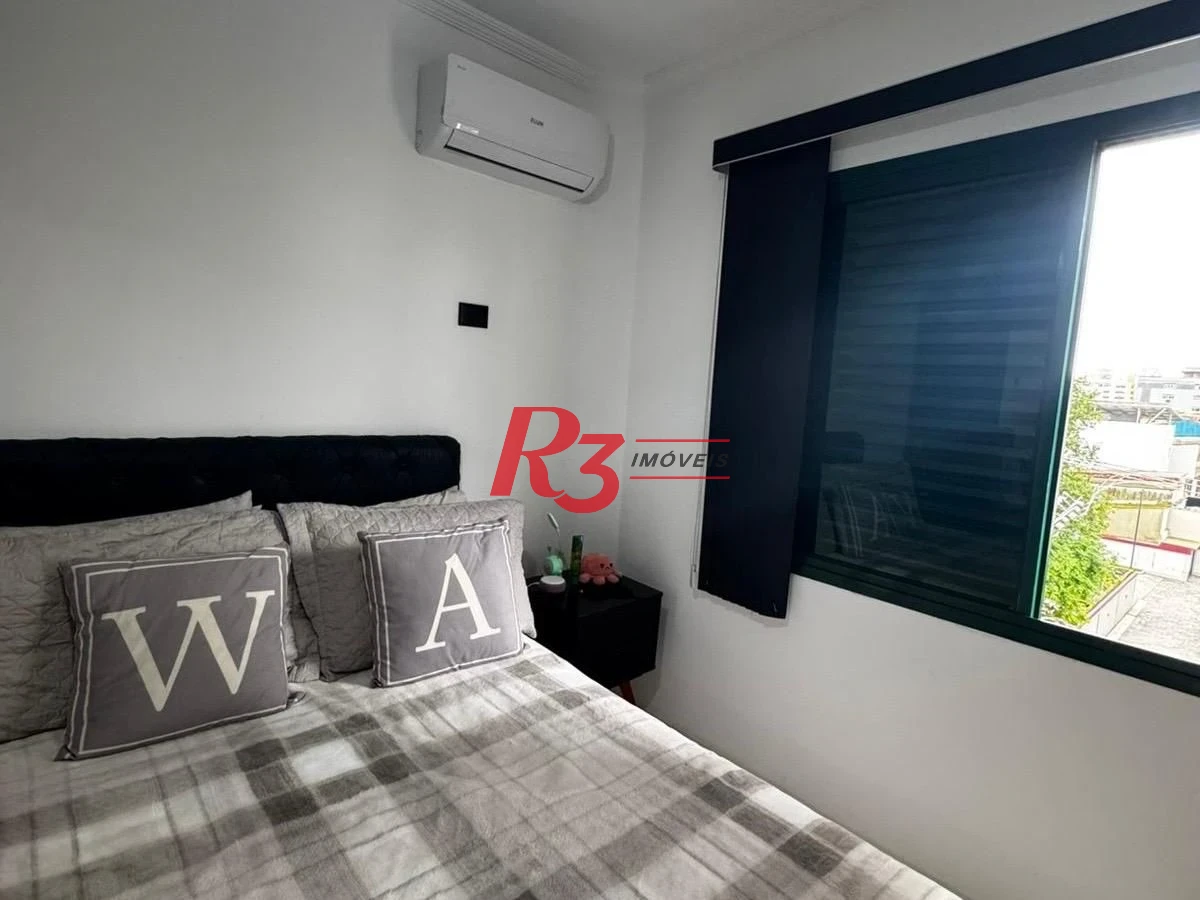 Apartamento com 2 dormitórios à venda, 82 m² por R$ 585.000,00 - Embaré - Santos/SP