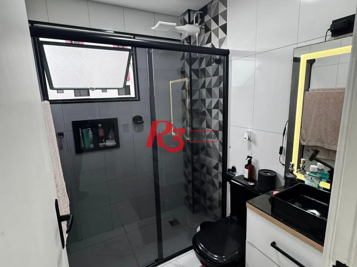 Apartamento com 2 dormitórios à venda, 82 m² por R$ 585.000,00 - Embaré - Santos/SP