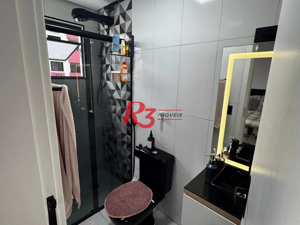 Apartamento com 2 dormitórios à venda, 82 m² por R$ 585.000,00 - Embaré - Santos/SP