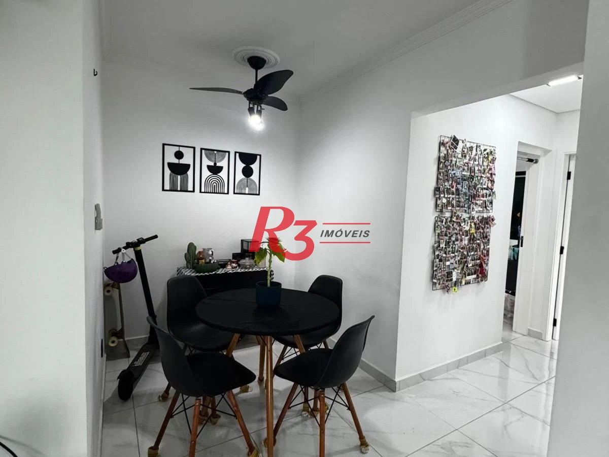 Apartamento com 2 dormitórios à venda, 82 m² por R$ 585.000,00 - Embaré - Santos/SP