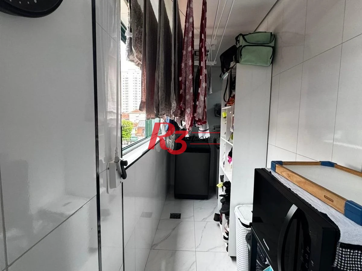 Apartamento com 2 dormitórios à venda, 82 m² por R$ 585.000,00 - Embaré - Santos/SP