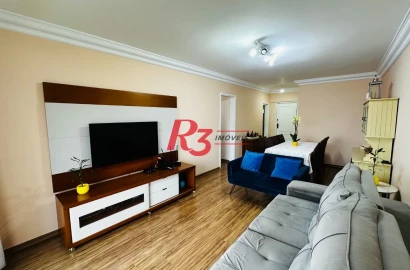 Apartamento com 3 dormitórios à venda, 112 m² por R$ 700.000,00 - Embaré - Santos/SP