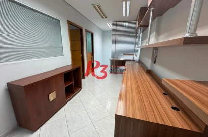 Sala para alugar, 50 m² por R$ 2.500,02/mês - Aparecida - Santos/SP