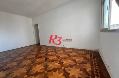 Apartamento com 3 dormitórios para alugar, 167 m² por R$ 3.734,55/mês - Vila Belmiro - Santos/SP