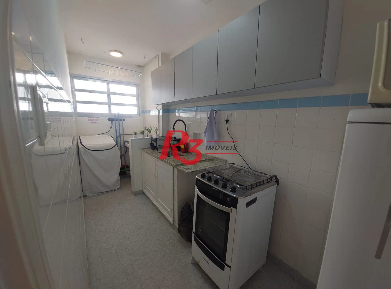 Apartamento com 1 dormitório à venda, 70 m² por R$ 590.000,00 - Aparecida - Santos/SP