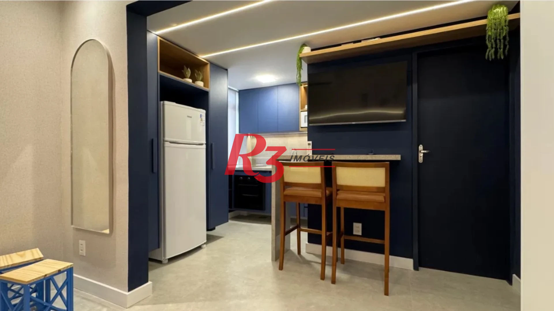 Apartamento com 1 dormitório à venda, 28 m² por R$ 510.000,00 - José Menino - Santos/SP