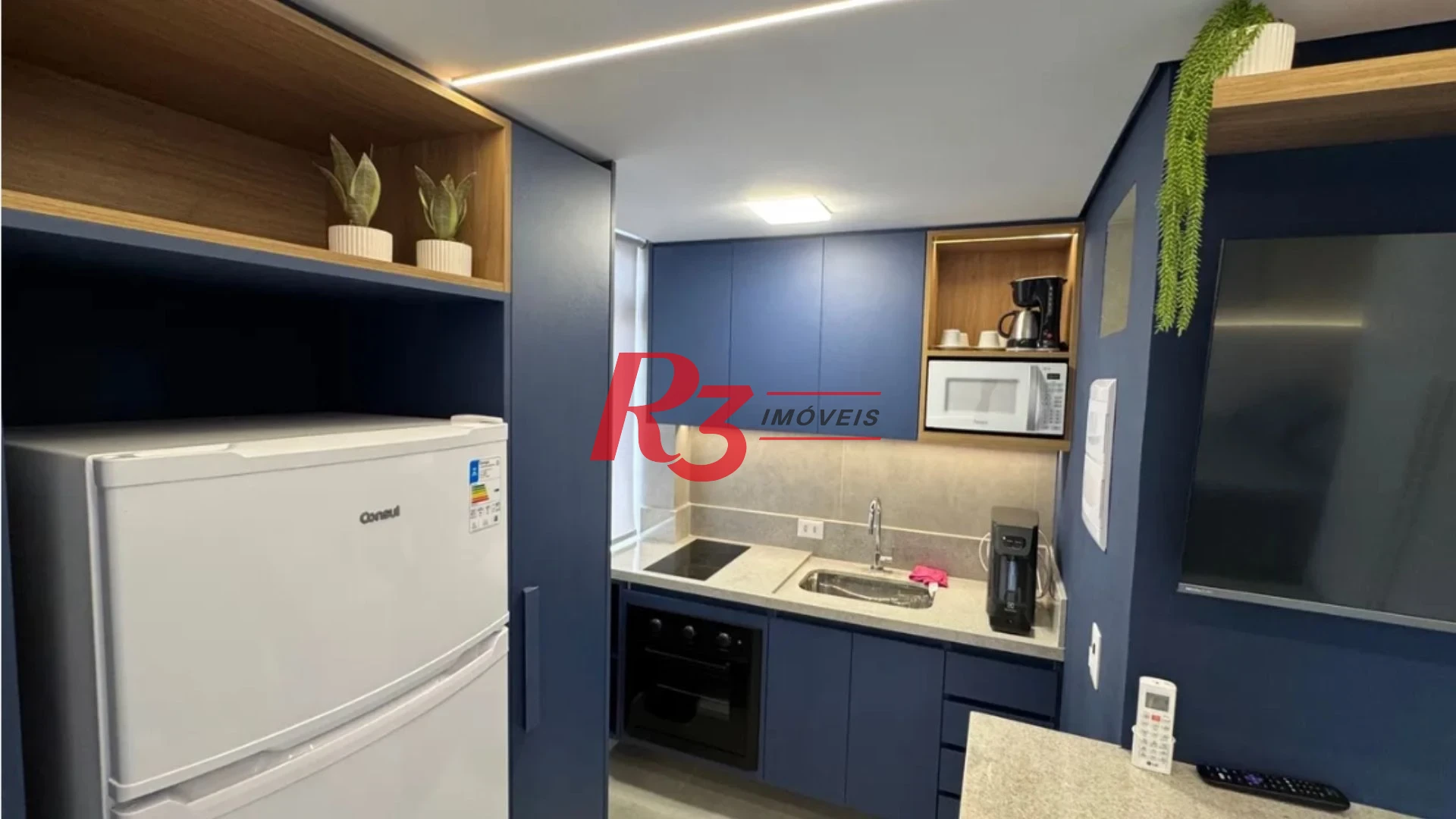 Apartamento com 1 dormitório à venda, 28 m² por R$ 510.000,00 - José Menino - Santos/SP