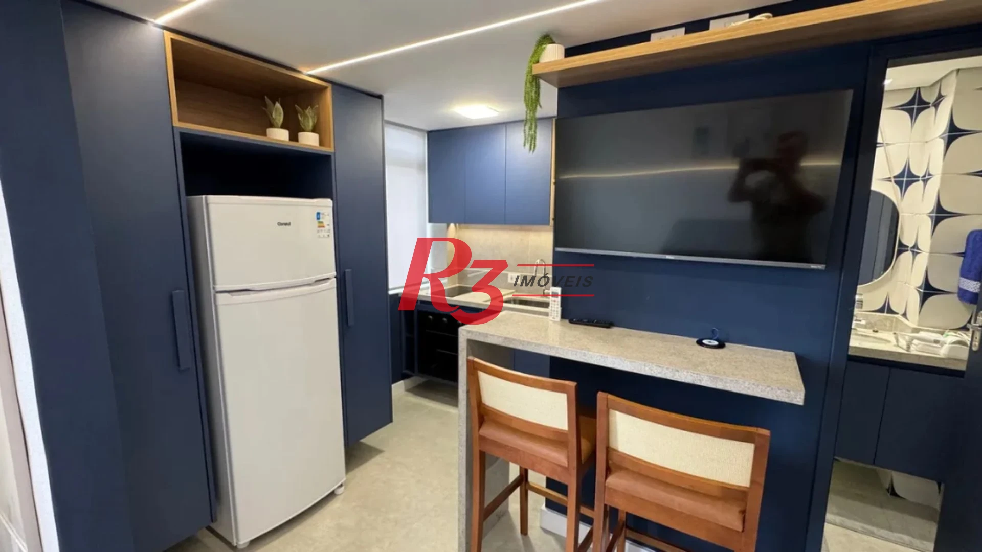 Apartamento com 1 dormitório à venda, 28 m² por R$ 510.000,00 - José Menino - Santos/SP