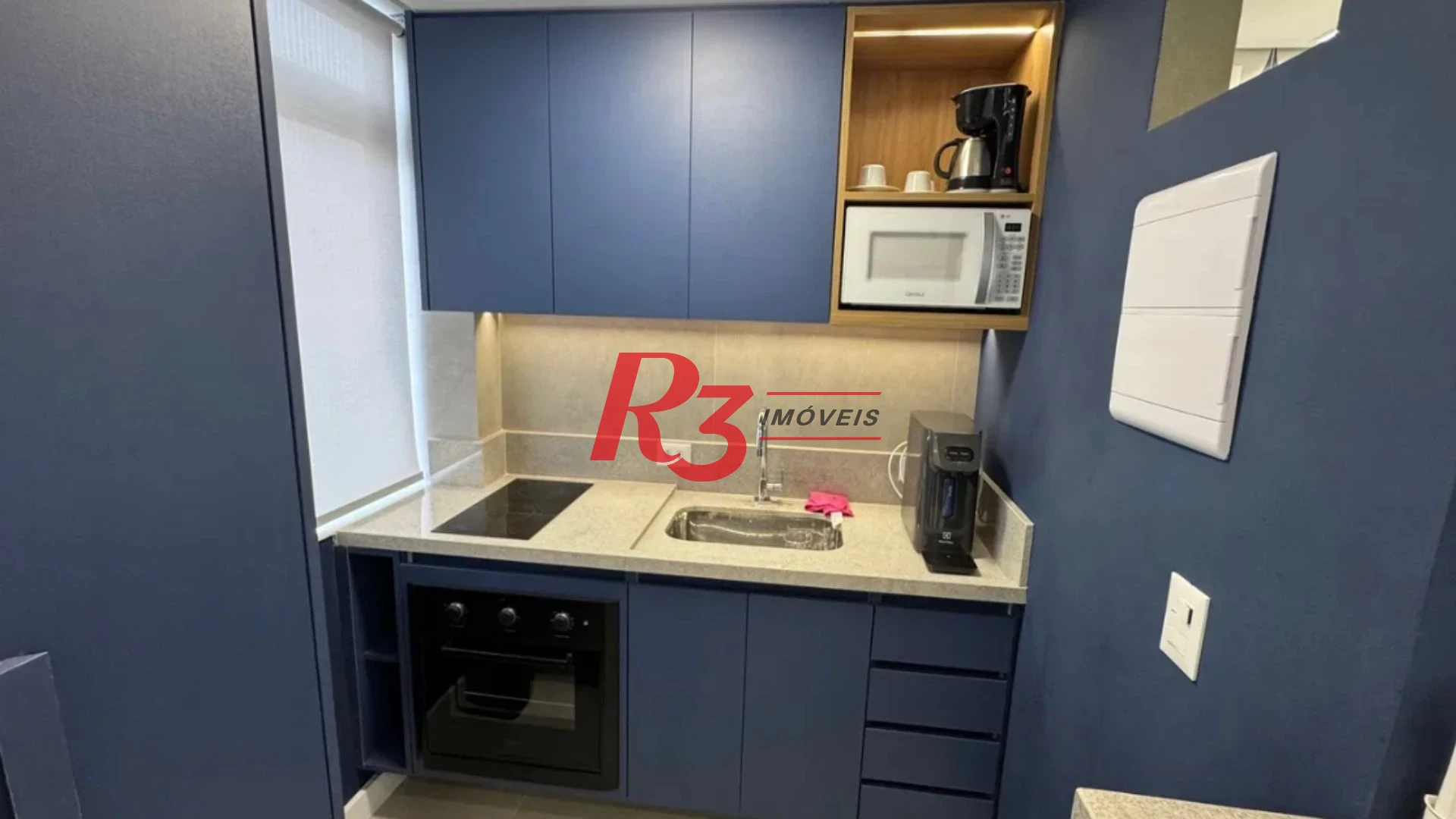 Apartamento com 1 dormitório à venda, 28 m² por R$ 510.000,00 - José Menino - Santos/SP
