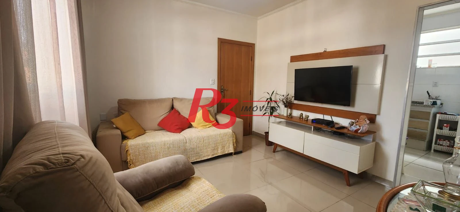 Apartamento com 1 dormitório à venda, 74 m² por R$ 370.000,00 - Embaré - Santos/SP