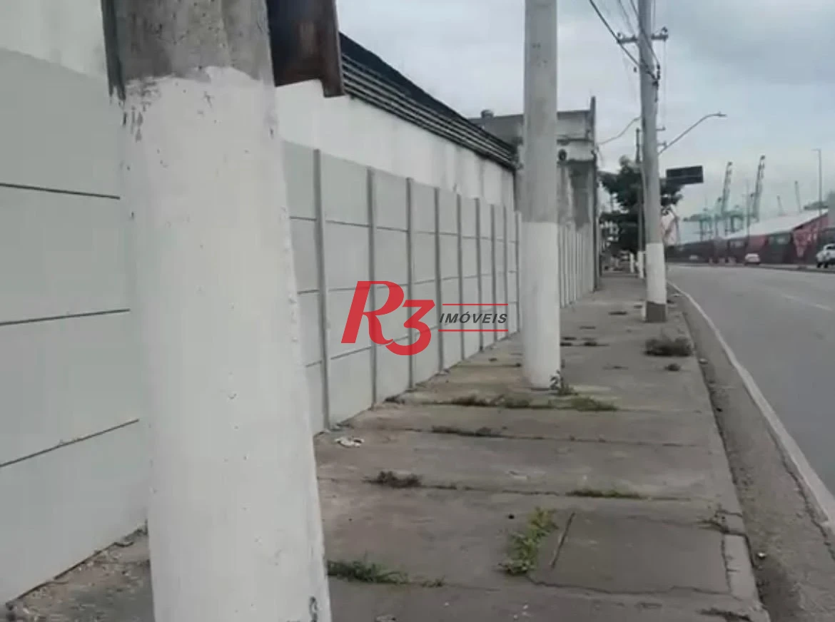 Terreno para alugar, 300 m² por R$ 3.000,00/mês - Paquetá - Santos/SP