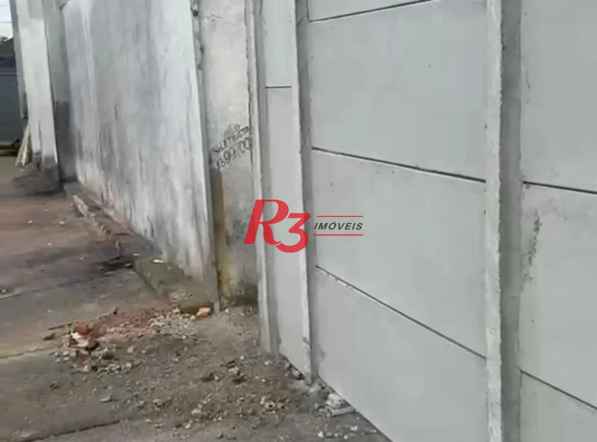 Terreno para alugar, 300 m² por R$ 3.000,00/mês - Paquetá - Santos/SP