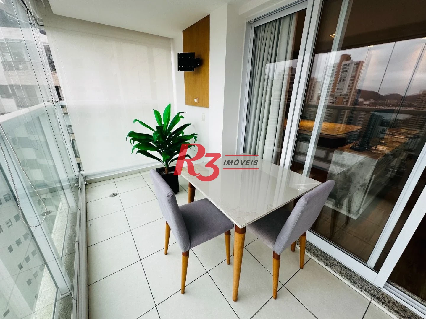 Studio com 1 dormitório para alugar, 49 m² por R$ 4.900,02/mês - Ponta da Praia - Santos/SP