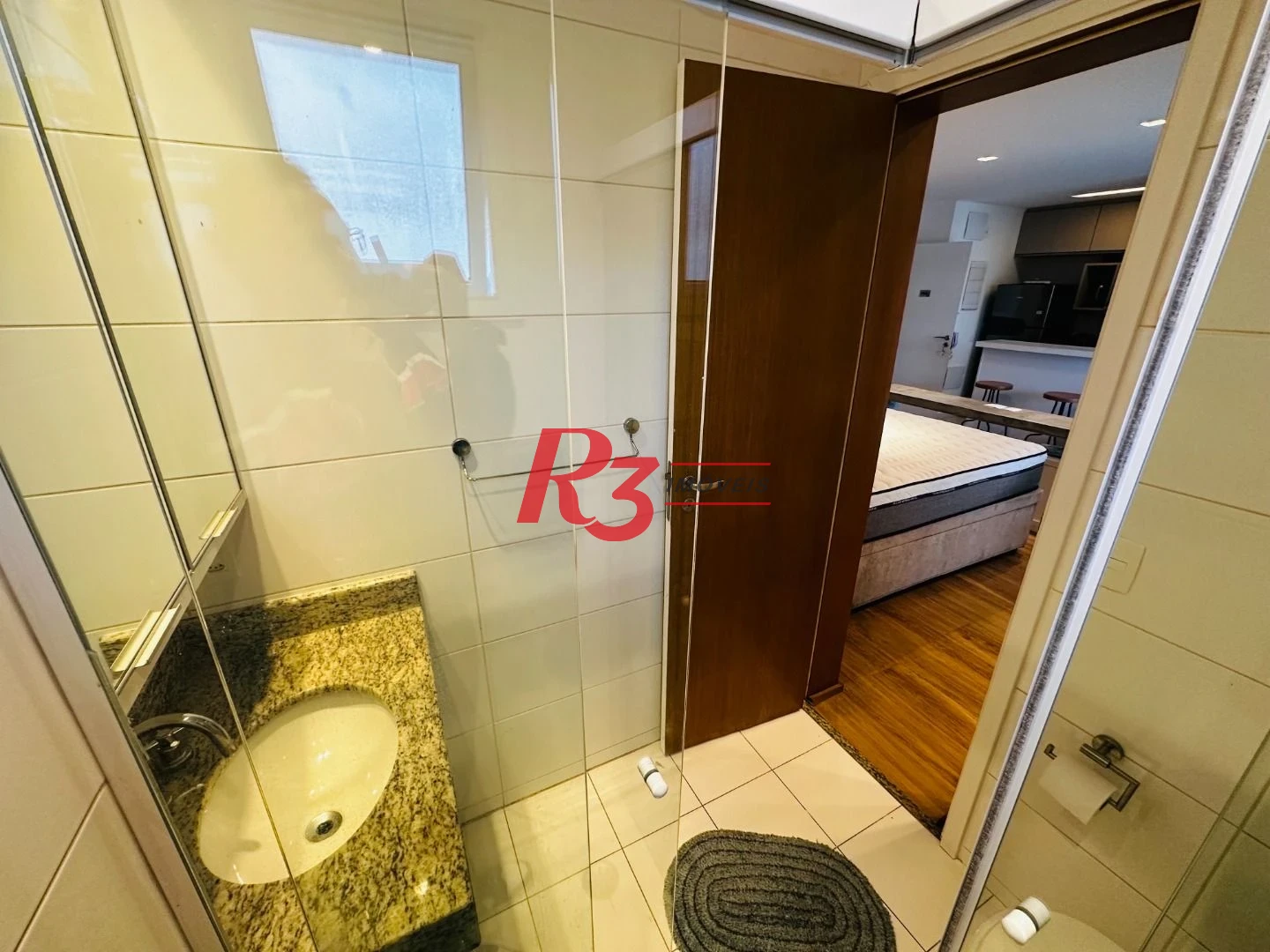 Studio com 1 dormitório para alugar, 49 m² por R$ 4.900,02/mês - Ponta da Praia - Santos/SP