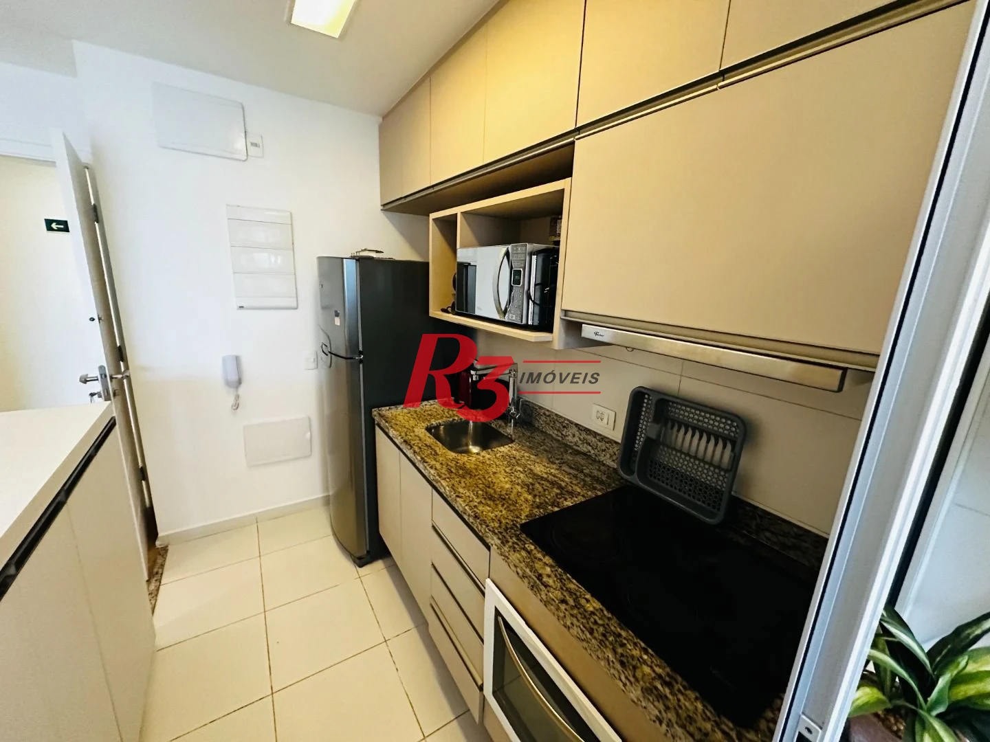 Studio com 1 dormitório para alugar, 49 m² por R$ 4.900,02/mês - Ponta da Praia - Santos/SP