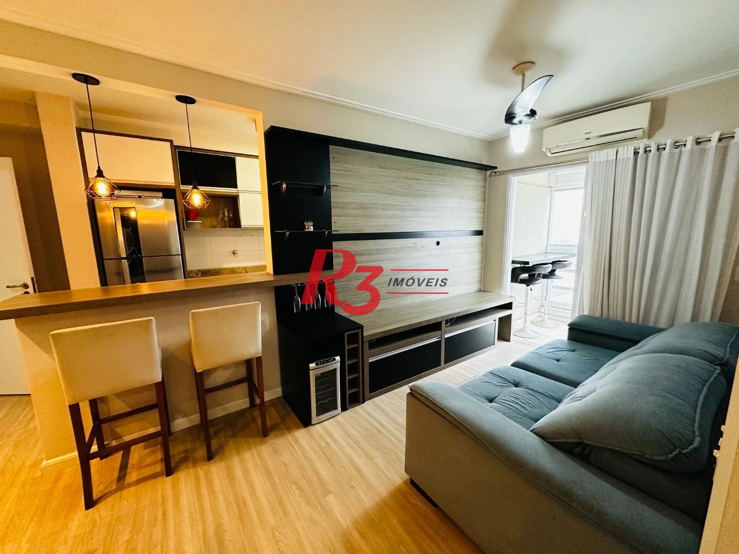 Apartamento com 2 dormitórios para alugar, 72 m² por R$ 5.300,00/mês - Vila Belmiro - Santos/SP