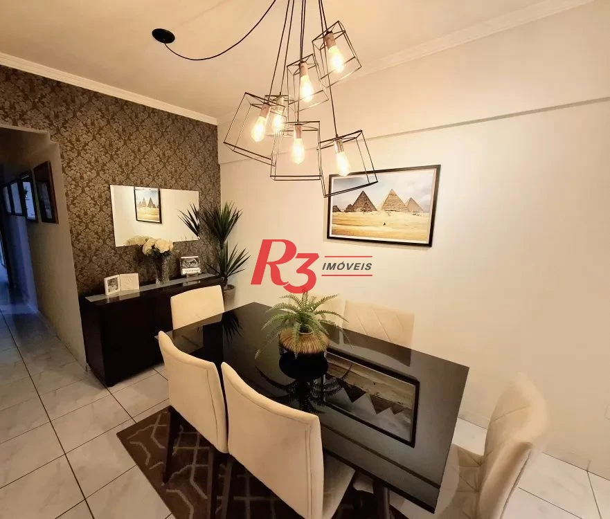 Apartamento com 2 dormitórios à venda, 80 m² por R$ 620.000,00 - Campo Grande - Santos/SP