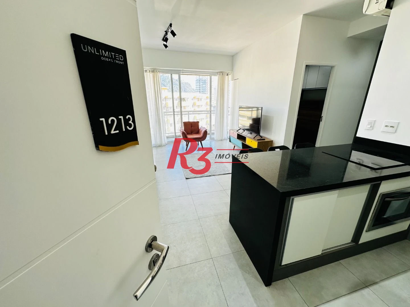 Apartamento com 1 dormitório para alugar, 60 m² por R$ 5.500,00/mês - Pompéia - Santos/SP