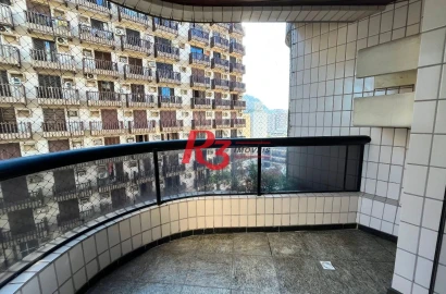 Apartamento com 3 dormitórios à venda, 130 m² por R$ 905.000,00 - Pompéia - Santos/SP