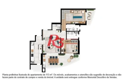 Apartamento com 2 dormitórios à venda, 113 m² por R$ 1.530.000,00 - Ponta da Praia - Santos/SP