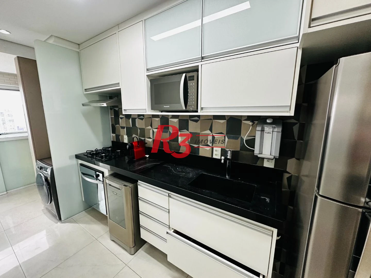Apartamento com 1 dormitório para alugar, 48 m² por R$ 5.000,02/mês - Ponta da Praia - Santos/SP