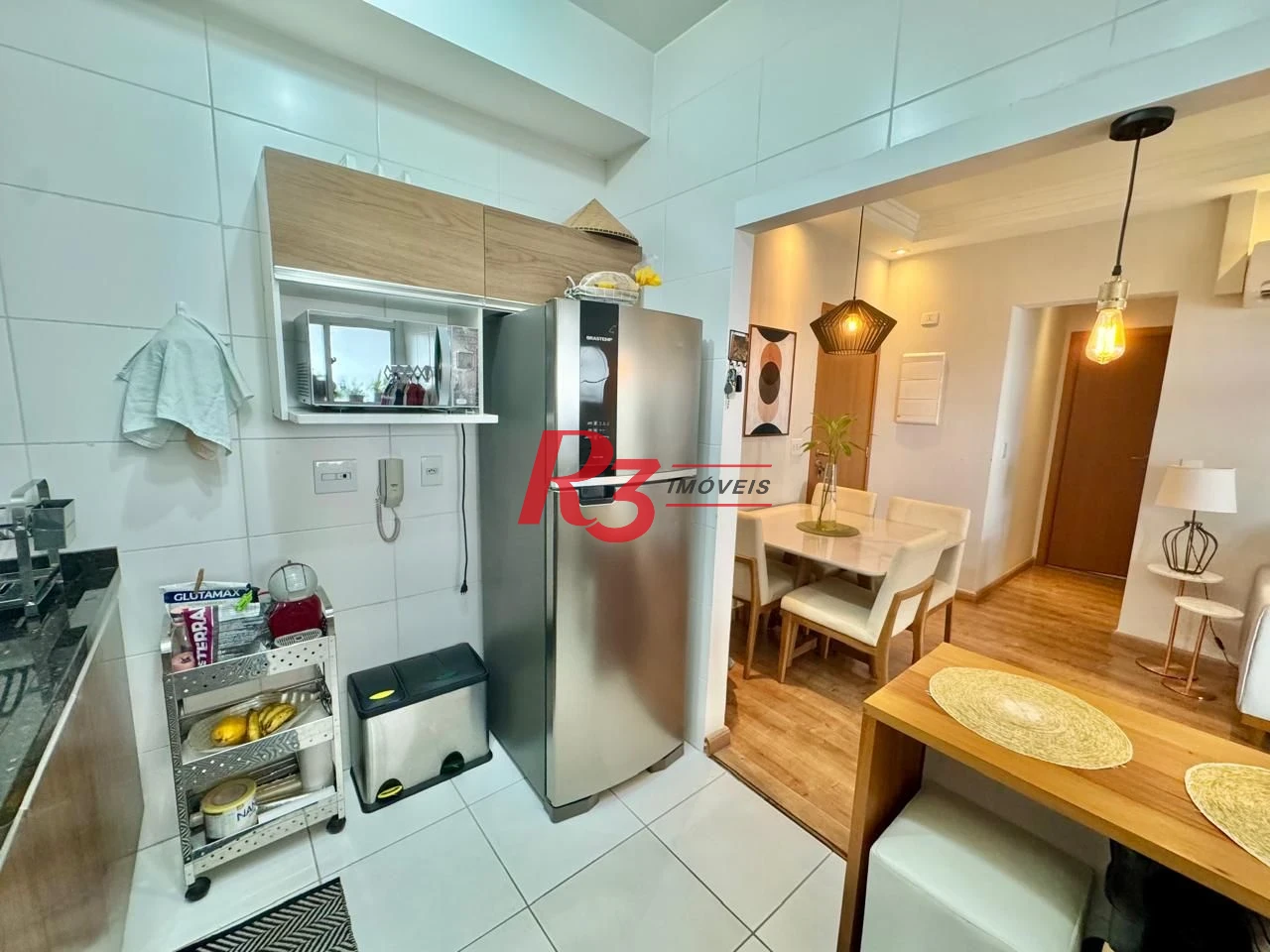 Apartamento com 1 dormitório à venda, 55 m² por R$ 620.000,00 - Boqueirão - Santos/SP