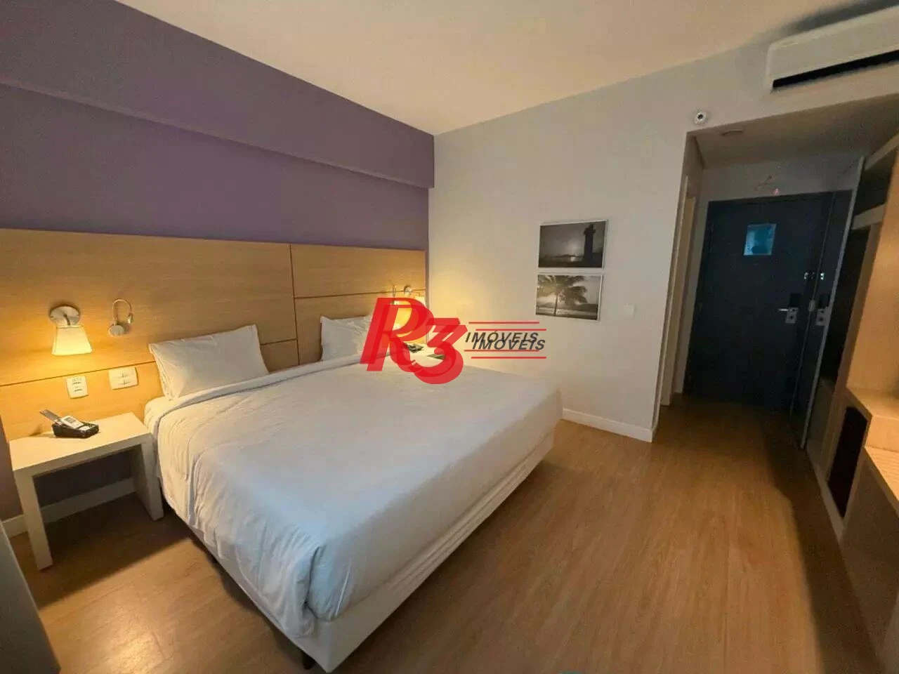 Flat com 1 dormitório à venda, 25 m² por R$ 350.000,00 - Gonzaga - Santos/SP