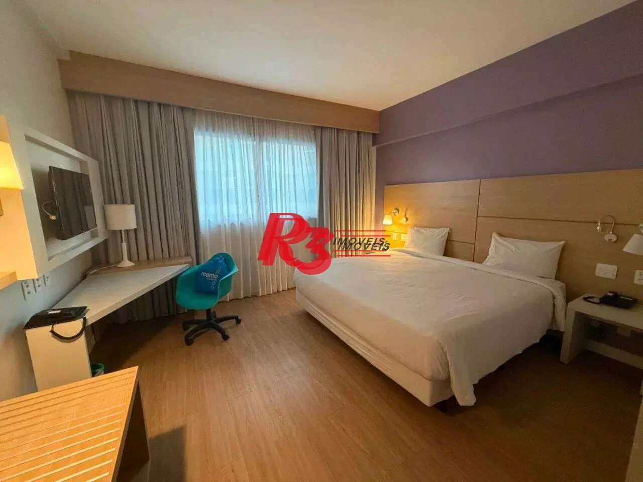 Flat com 1 dormitório à venda, 25 m² por R$ 350.000,00 - Gonzaga - Santos/SP