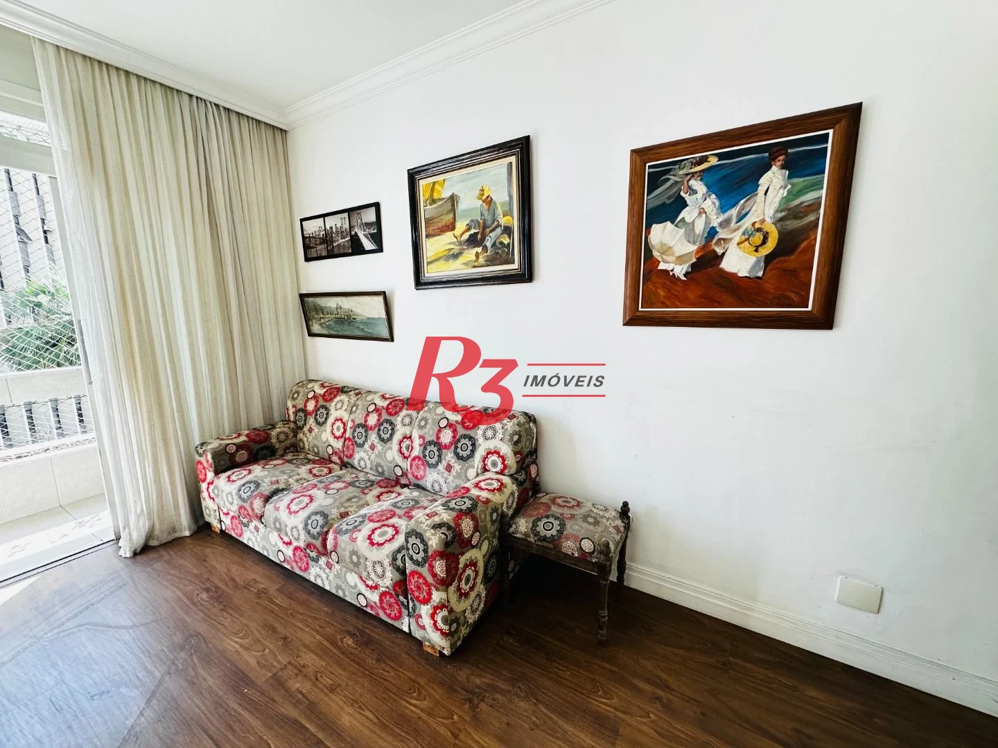 Apartamento com 3 dormitórios para alugar, 95 m² por R$ 5.500,02/mês - Gonzaga - Santos/SP