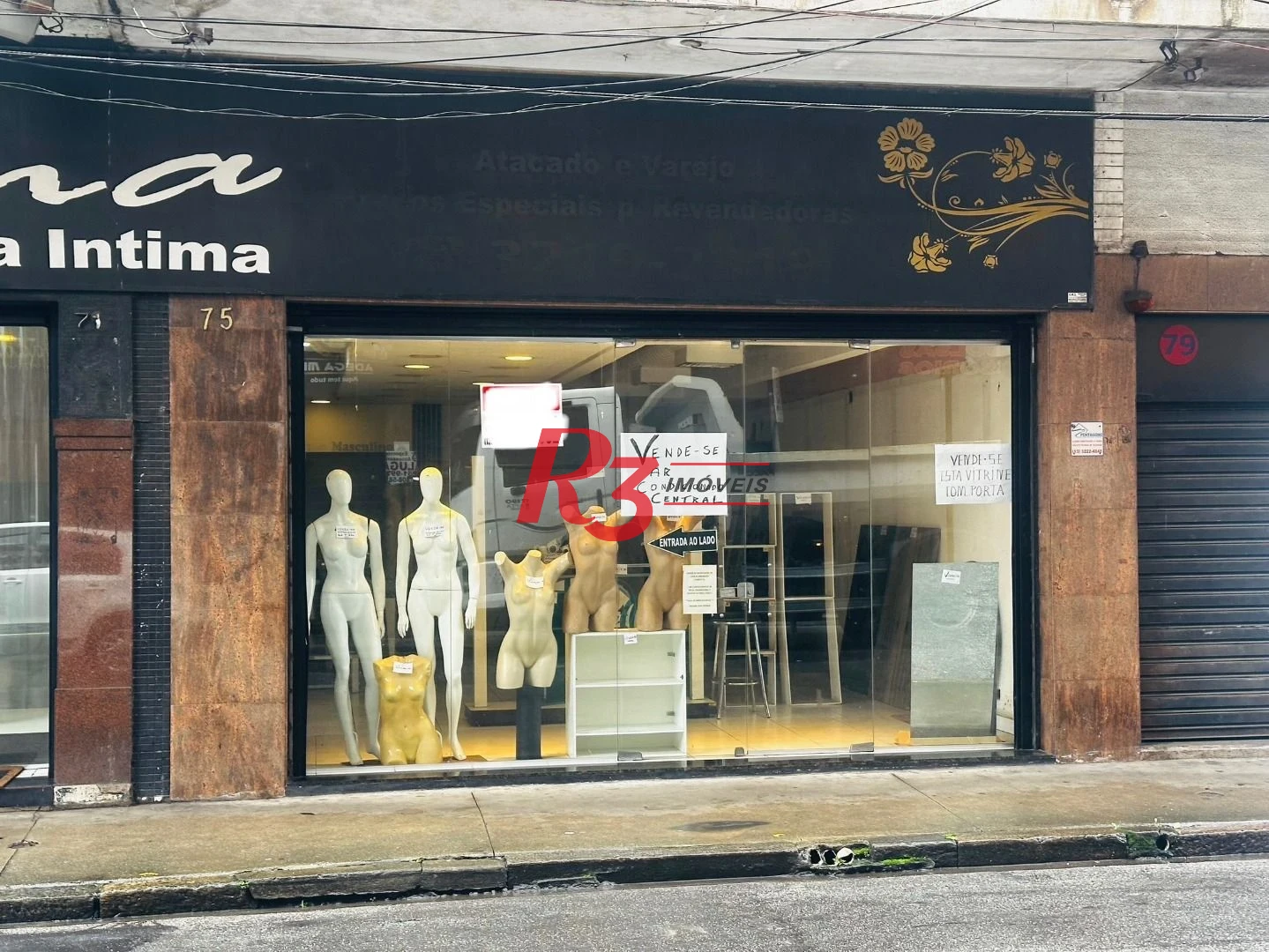 Loja para alugar, 100 m² por R$ 3.000,00/mês - Centro - Santos/SP