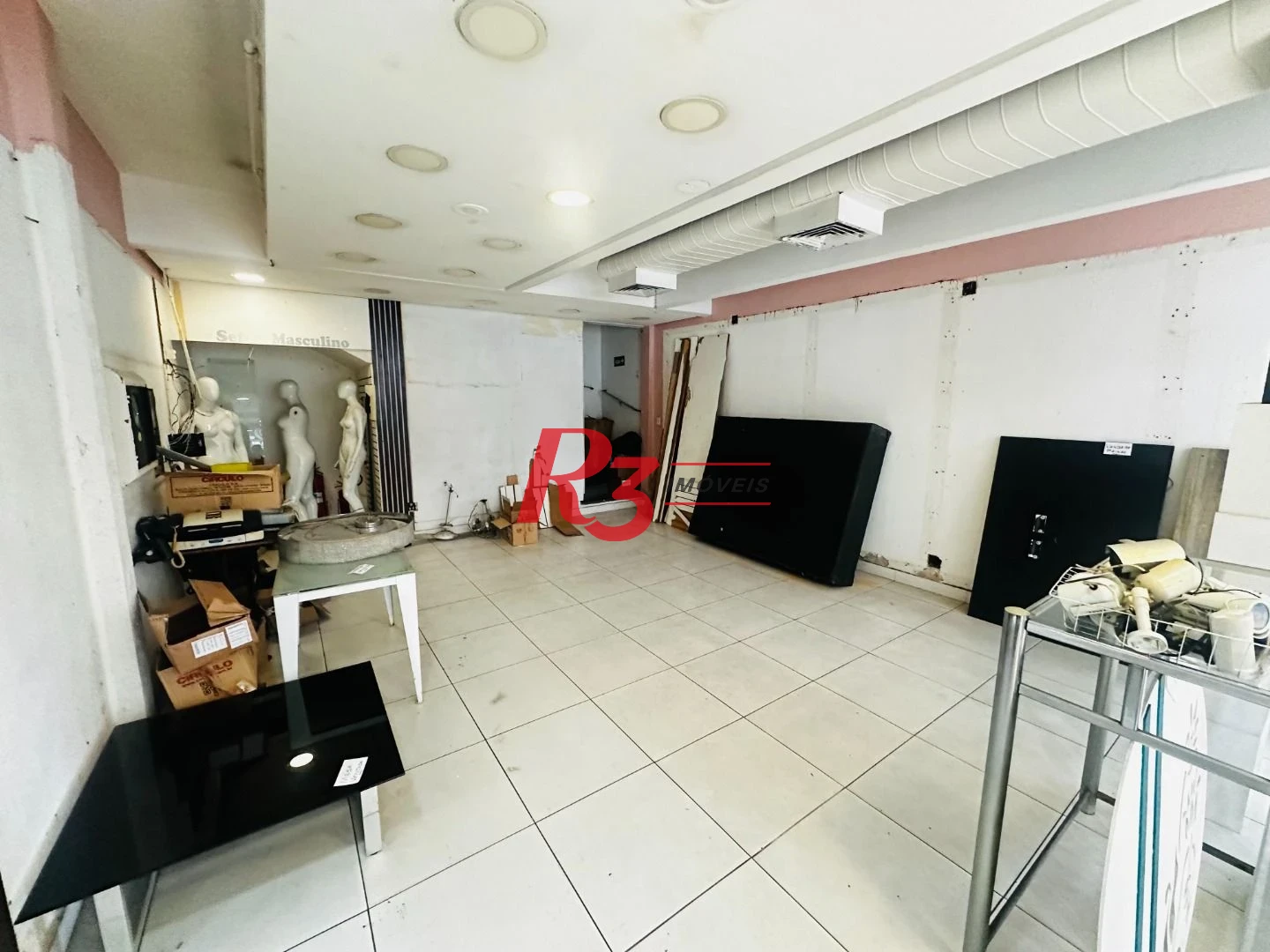 Loja para alugar, 100 m² por R$ 3.000,00/mês - Centro - Santos/SP