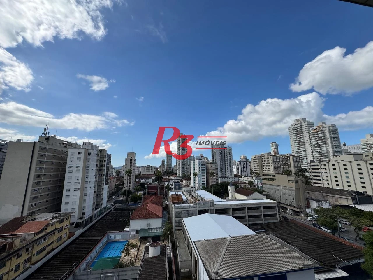 Apartamento com 2 dormitórios para alugar, 109 m² por R$ 6.500,00/mês - Gonzaga - Santos/SP