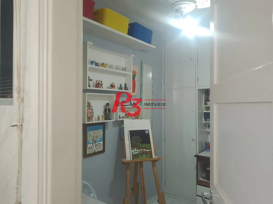 Apartamento com 2 dormitórios à venda, 90 m² por R$ 745.000,00 - Gonzaga - Santos/SP