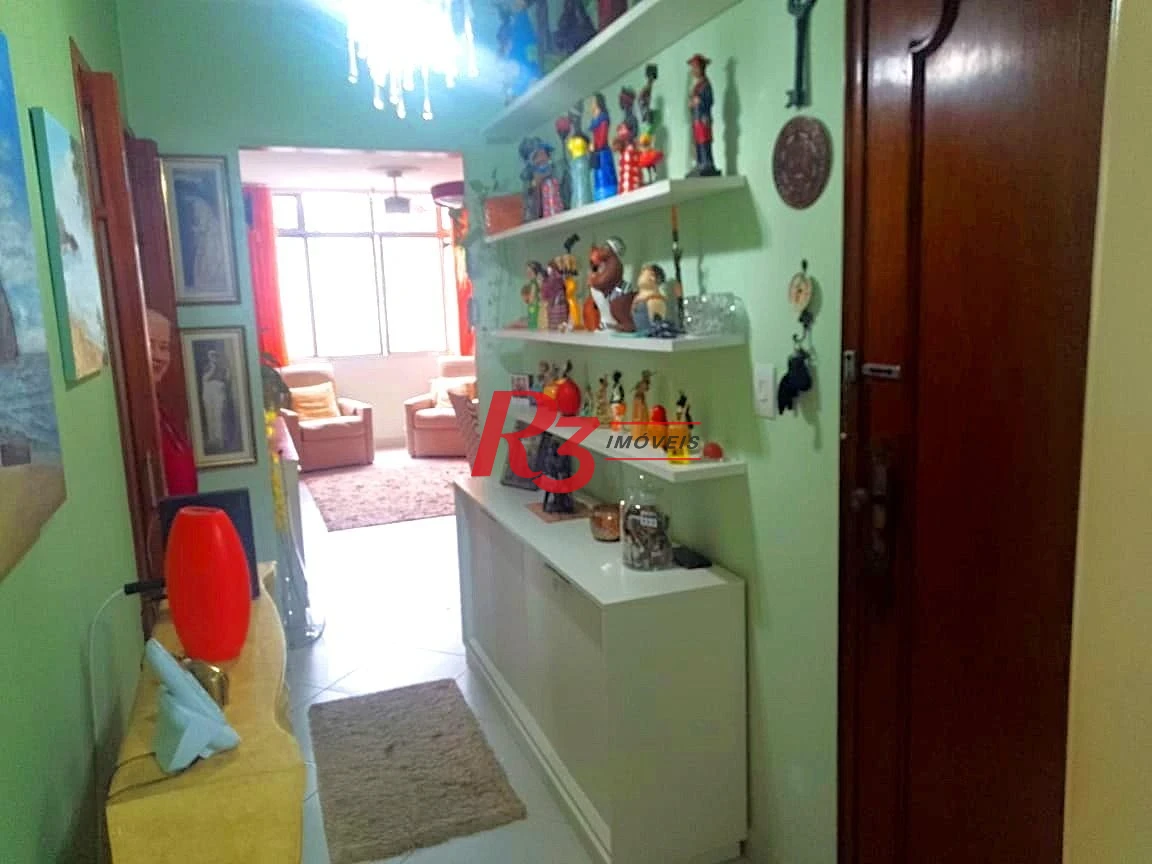 Apartamento com 2 dormitórios à venda, 90 m² por R$ 745.000,00 - Gonzaga - Santos/SP
