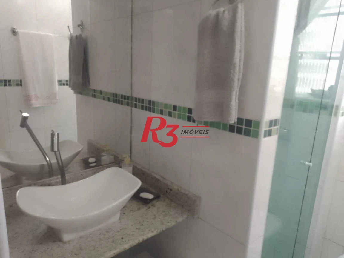 Apartamento com 2 dormitórios à venda, 90 m² por R$ 745.000,00 - Gonzaga - Santos/SP